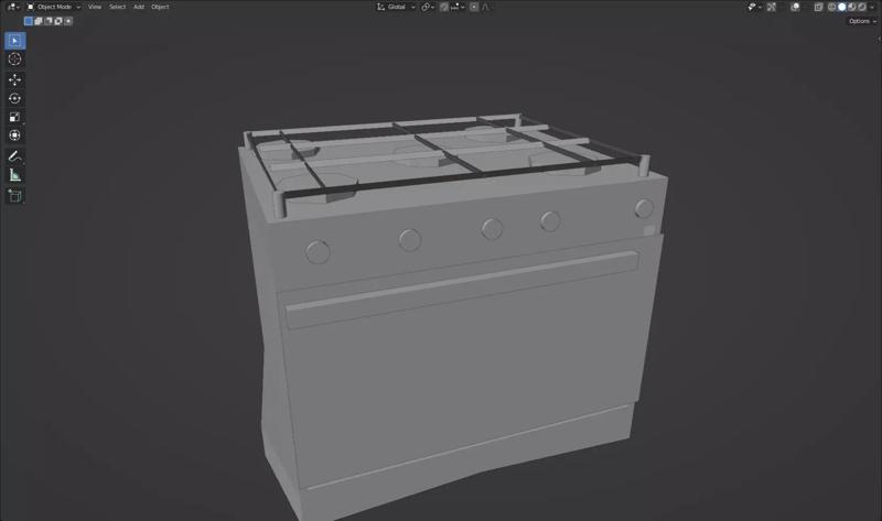 gas stove for the kitchen