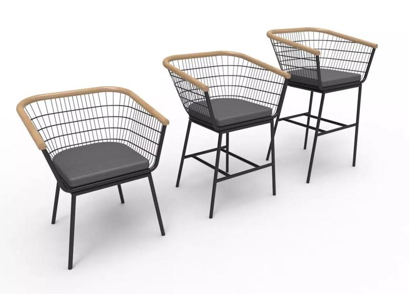 Wire Barrel Chair Collection
