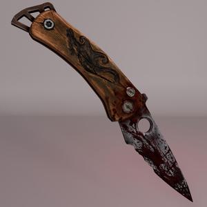 Knife model  (From dead by daylight)  for Cosplay