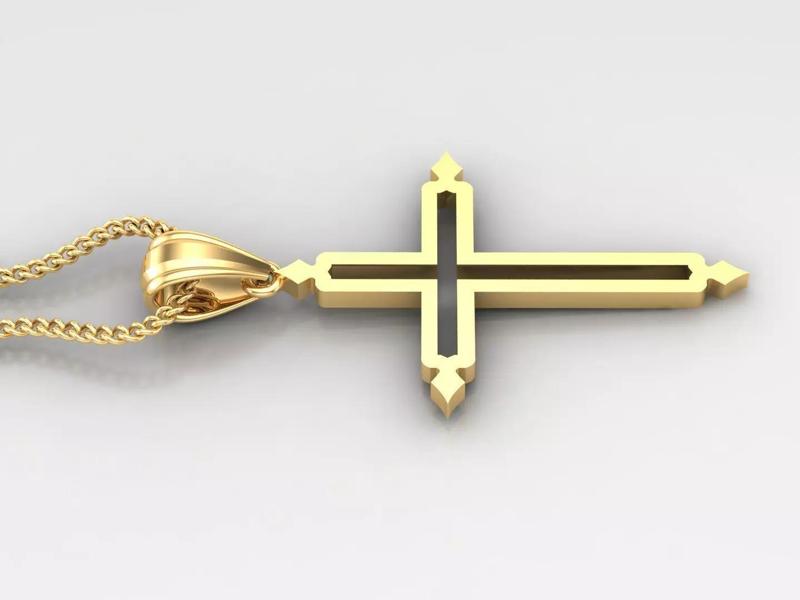 Cross Light Gold 4CP040 3DM STL