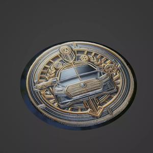 Car Pendant Medallion