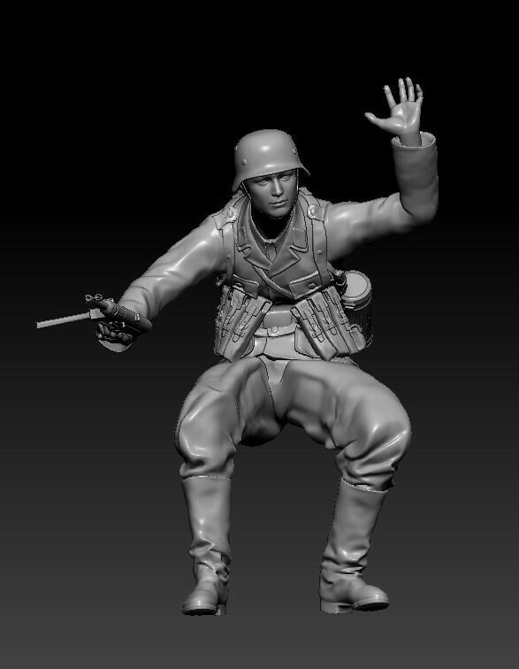 ww2-ger-inf surrender 1/35