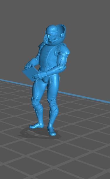 Sci-Fi Crew Member 28-32mm Scale (Alien RPG)