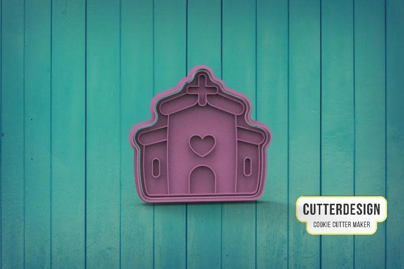 Wedding Church Cookie Cutter