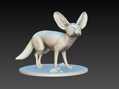 Fennec Fox 3D Model