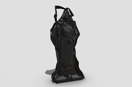Grim Reaper Statue, Death Figurine, Halloween Tombstone Gothic Decor, Death Statue,