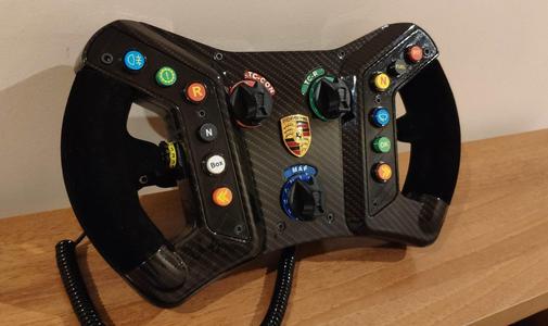 DIY Porsche 911 GT3 R Steering Wheel