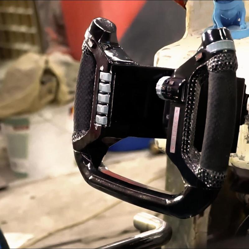 Cyberpunk 2077 Quadra Turbo-R V-Tech Functional Steering Wheel | 1:1 3D Printable Parts | DIY Car Modification