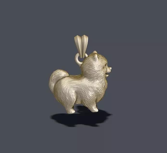 Pomeranian Spitz pendant