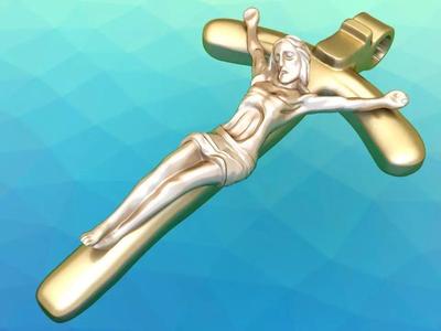 God jesus Pendant -  cross Pendant