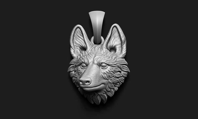 Guara Wolf Pendant
