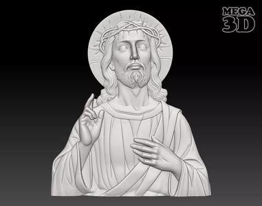 Jesus wearing a crown of thorns - 250531