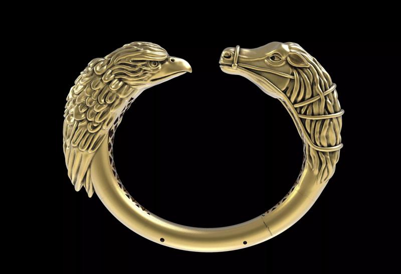 House bangle bracelet