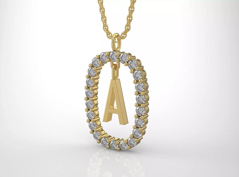 Pendant Letter A