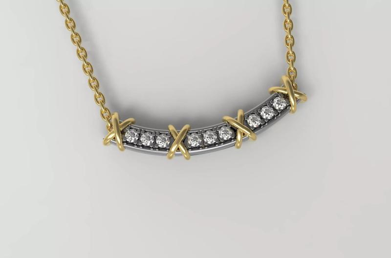 Sixteen Pendant Necklace