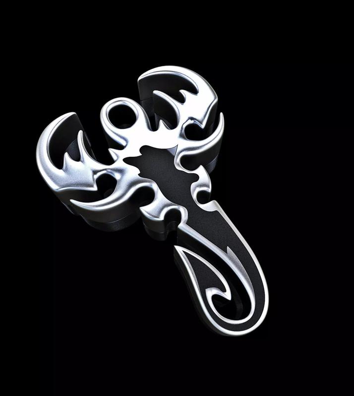 scorpion with enamel big pendant