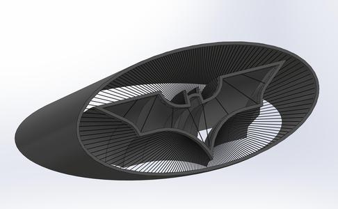 Batman art deco thong