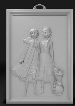 Anna and Elsa From Frozen