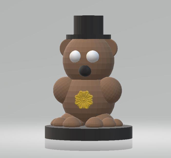 Gentleman Bear  3D printable model