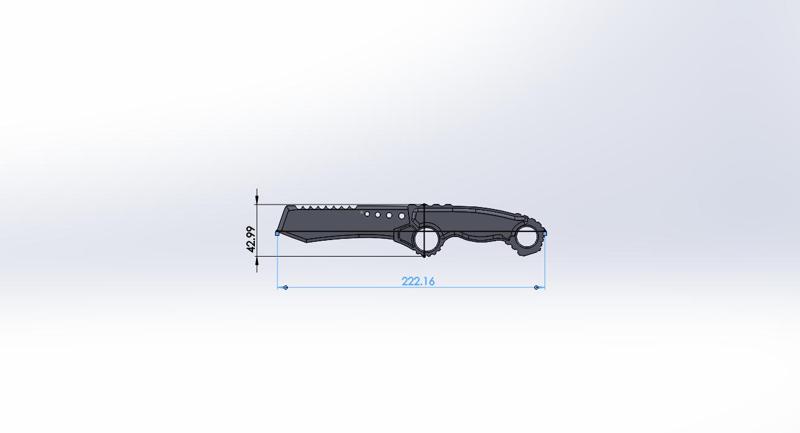 CUCHILLO TACTICO DE SUPERVIVENCIA  M8545