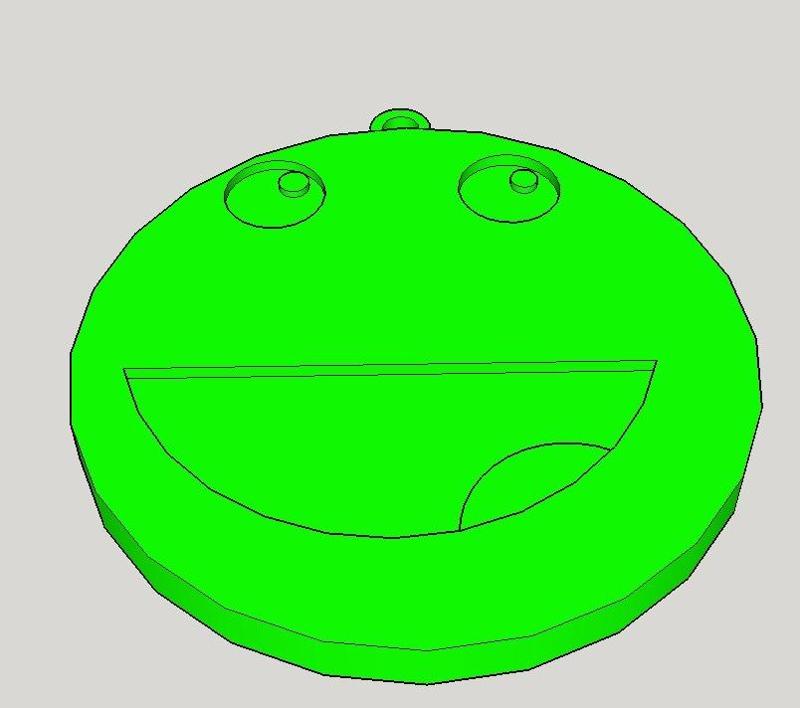 Awesome Face Keychain Thing