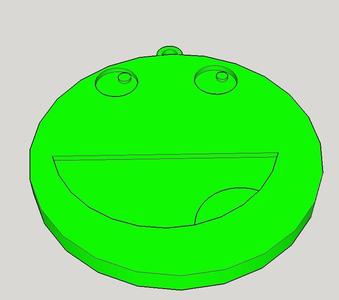 Awesome Face Keychain Thing