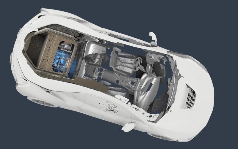 BMW i8 3D scan package (subframe scan included)