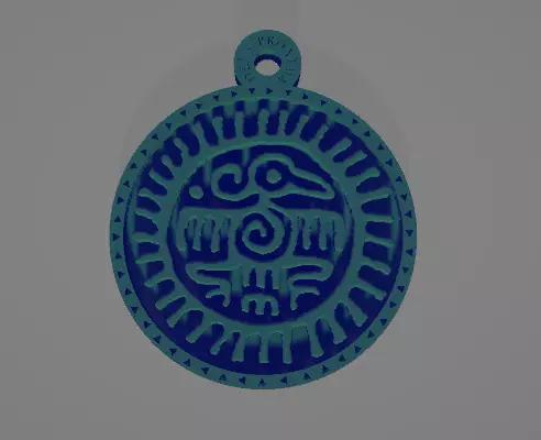 Pendant depicting a bird of ancient indigenous peoples