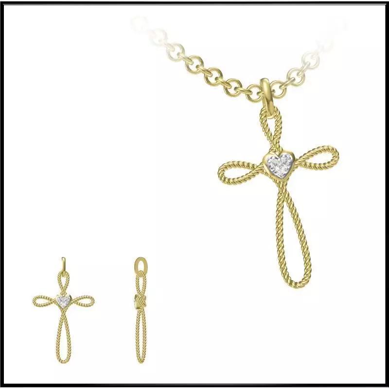 JCD Vintage style pendant jcd jewelry design