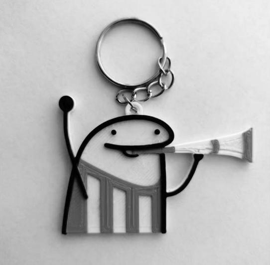 Flork soccer key chains