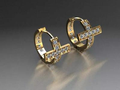 earrings croos in size 11