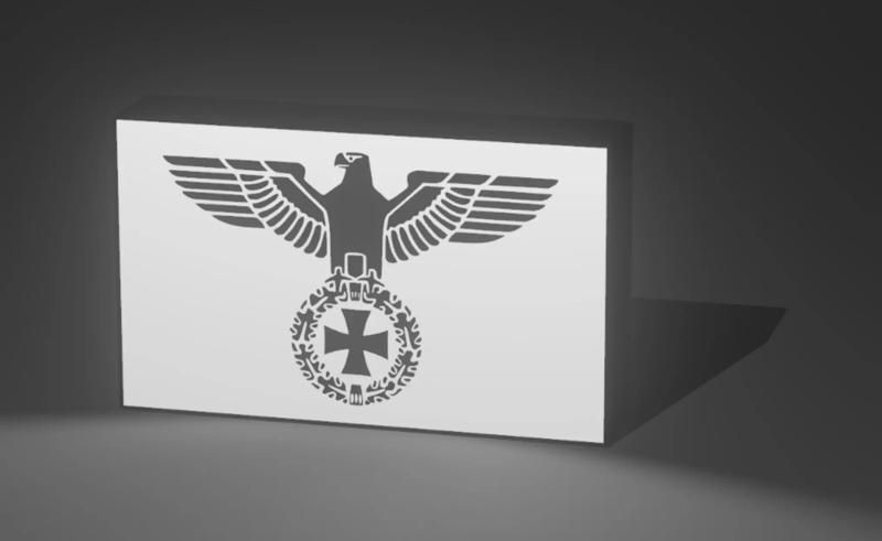 German Imperial Eagle Lightbox