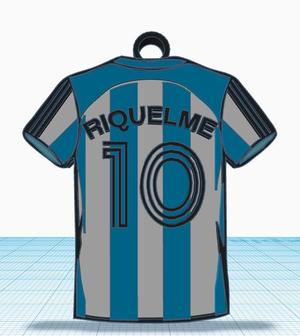 Riquelme 10 Argentina 06 T-Shirt Keychain