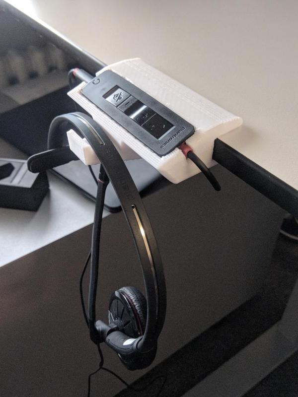 Plantronics Blackwire 300/315/C3200/.. - Desk Headset Clamp / Mount