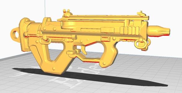 Paw 57 Keychain - Call of Duty Fan Art for 3D Printing