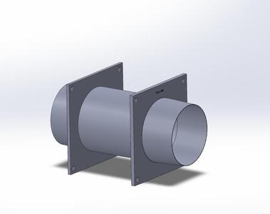 Dust Collector - Thru Wall Adapter - 3" through 8"
