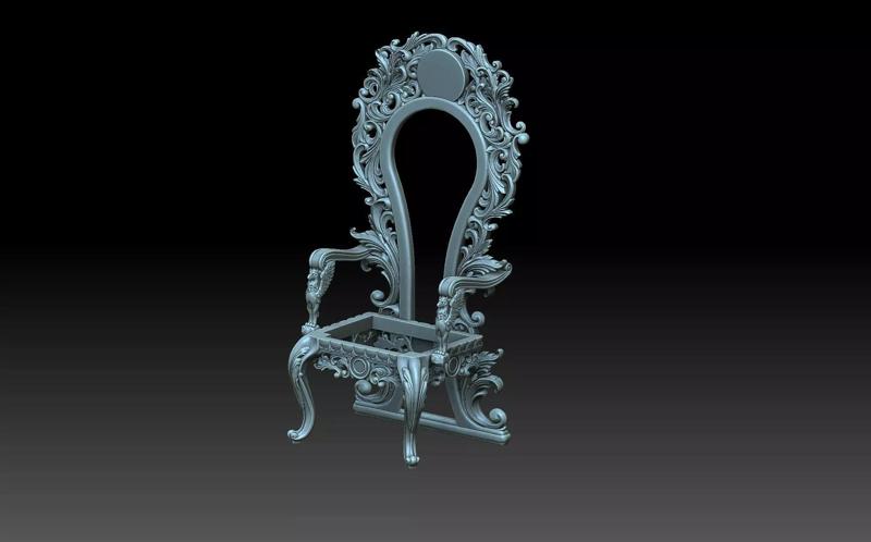 Armchair ornate chair