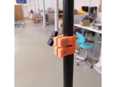 Telescopic boom microphone stand