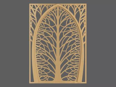 3d tree gate door 3d printer cnc