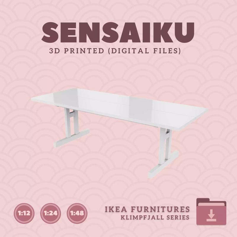 19 KLIMPFJALL Dining Table for Dollhouse - IKEA - 3D Print