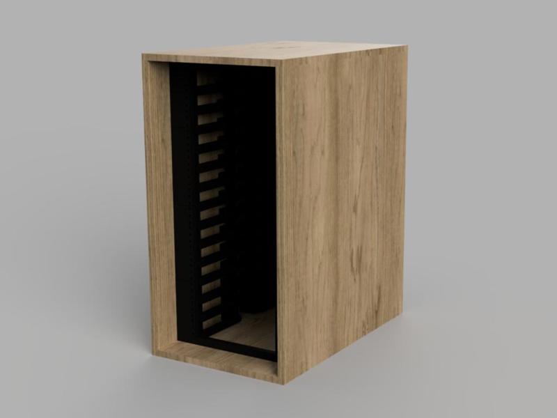 IKEA Alex - 10 inch Rack 14U - Doble Sided