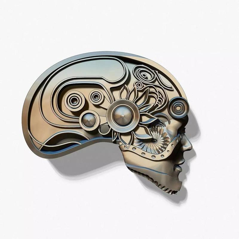 abstract head for casting