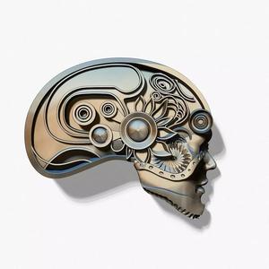 abstract head for casting