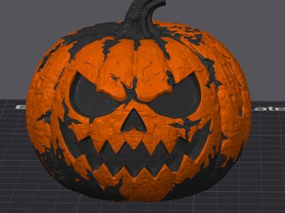 scary pumpkin