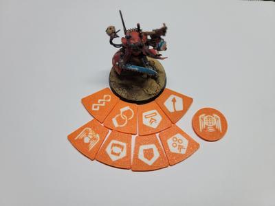 KT24 Exaction Squad Tokens (deboss and multicolor)