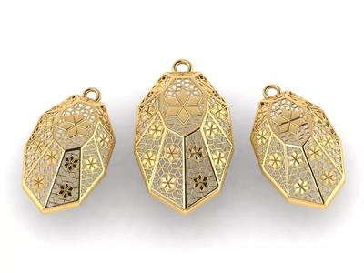 Necklace and earrings set