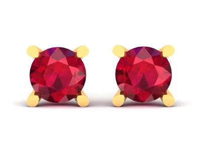 Women Earring 3dm STL OBJ FBX Render Details