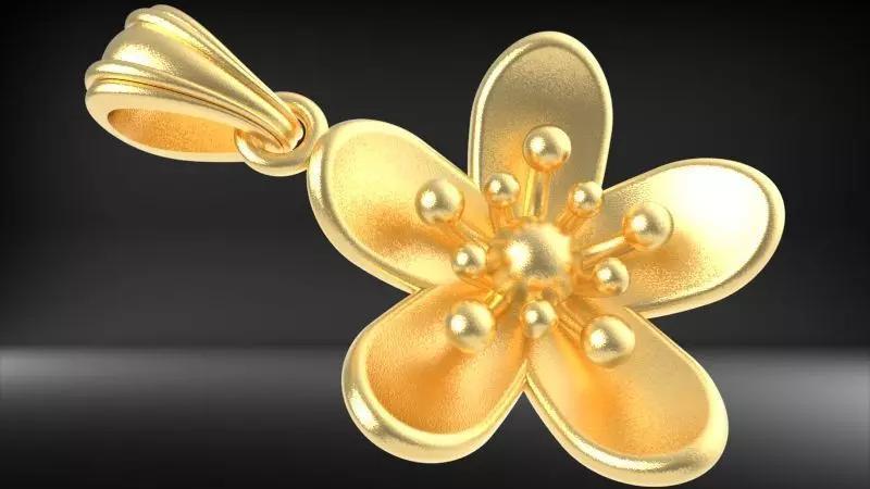 Beautiful Flower Pendant Necklace charm Jewelry