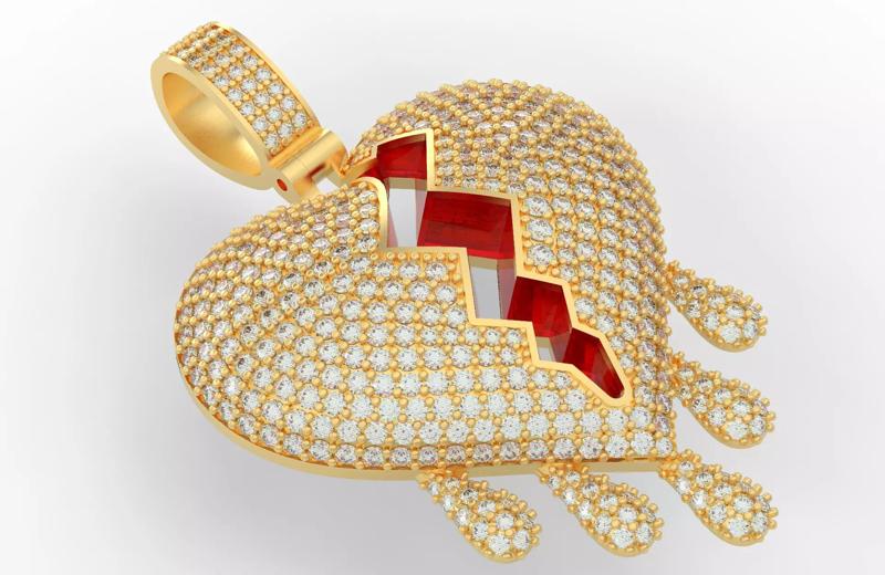 Broken Heart Pendant