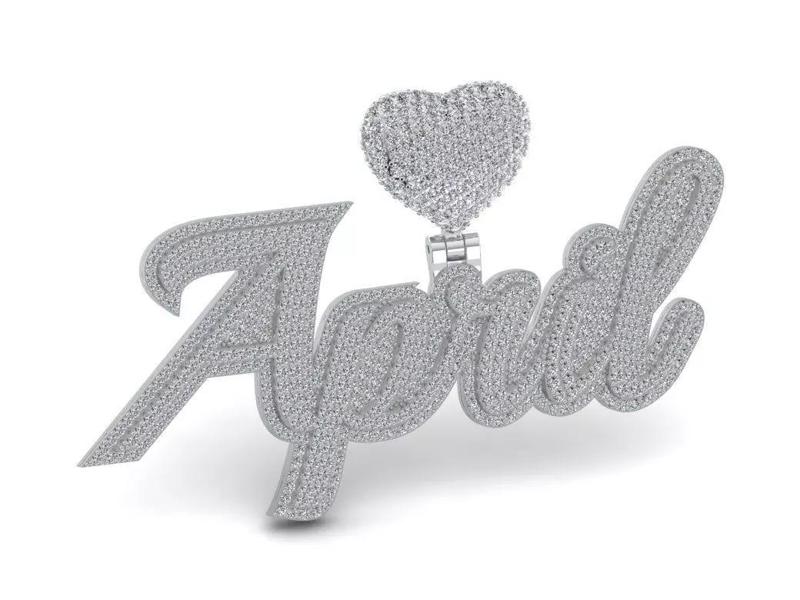 April pendant custom pendant